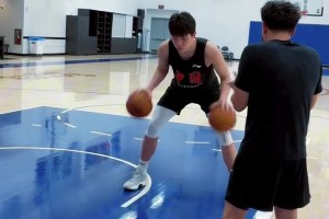 瀚森赴美日记 | 5月30日 出发去试训的早上继续练！加油瀚森！